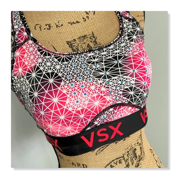 Victoria's Secret VSX The Player Racerback Sport Bra Sz L - Picture 3 of 9